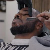 african-american-man-being-shaved